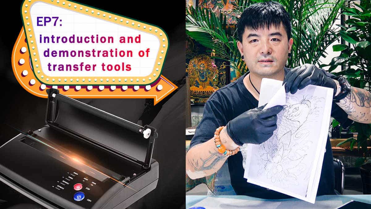 How to use tattoo transfer tools