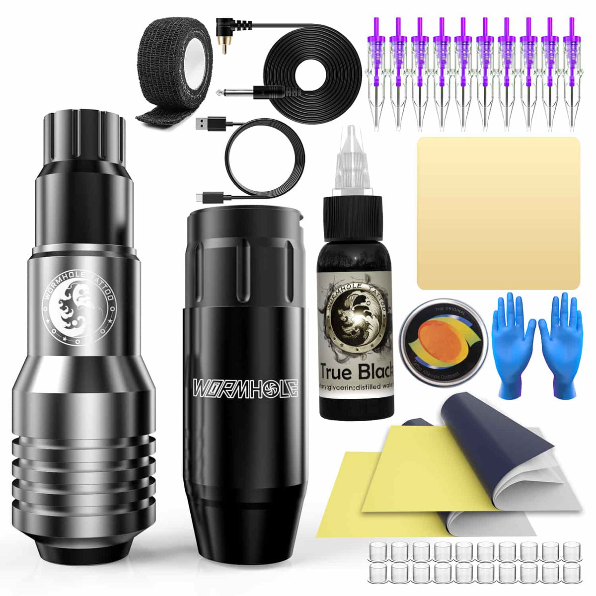 Wireless Tattoo Gun Kit with Wireless Tattoo Battery DWTK010