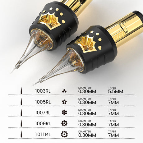 Wormhole Max Zenith #12RL Tattoo Cartridge Needles
