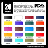 Wormhole Pro Tattoo Ink – LUSH HEX (30 ml / 1 oz)