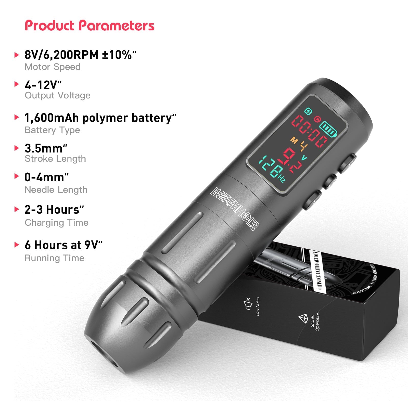 Wormhole Wireless Tattoo Pen Kit with Xtreme Ink – wormholesupply