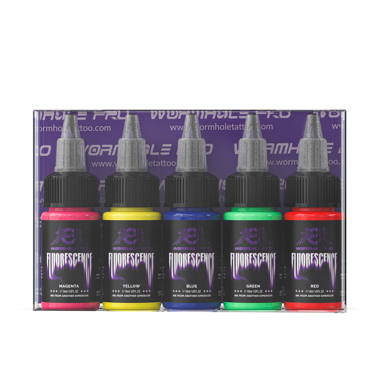 Wormhole Pro UV Ink 5-Color Set (15ml)