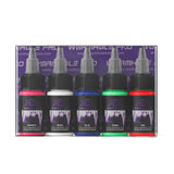 Wormhole Pro UV Tattoo Ink 5 Color Set