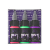 Wormhole Pro UV Ink Trio 15ml – Green, Purple & Magenta Glow Set