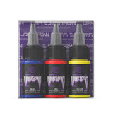 15ml UV Ink Trio – Red, Yellow & Blue – Wormhole Pro