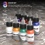Xtreme Tattoo Ink Set - Old School Color Set (8 Colors, 1 OZ)