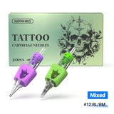 Wormhole Tattoo 20pcs Finger Ledge Mixed Sizes RL/RM Cartridge Needles