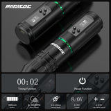 Wireless Tattoo Kit LED Display – 1600mAh Battery, Rotary Tattoo Pen