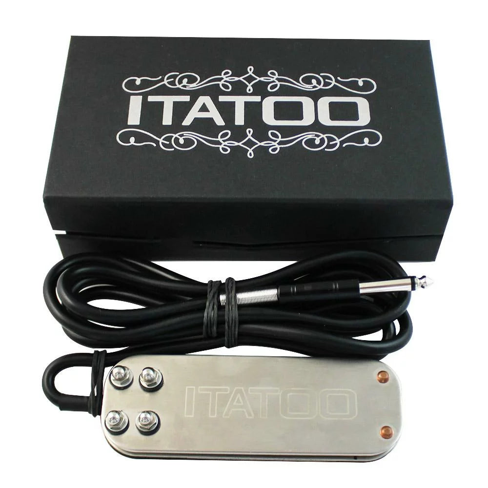 Wormhole Stainless Steel Tattoo Pedal with Box