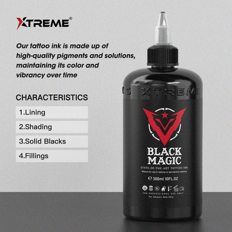Xtreme Black Magic Tattoo Ink 10 oz