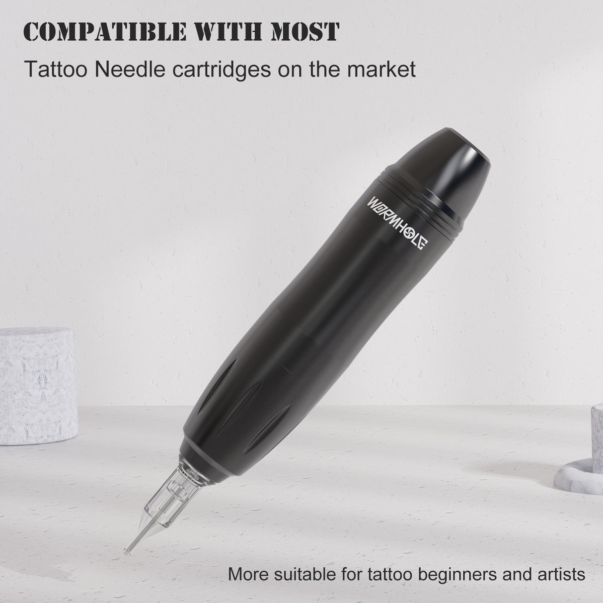 Tattoo Practice Kit Rotary Machine 20 Cartridges 5 Inks Power Supply