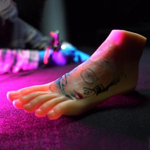 Practice Foot Fake Tattoo foot