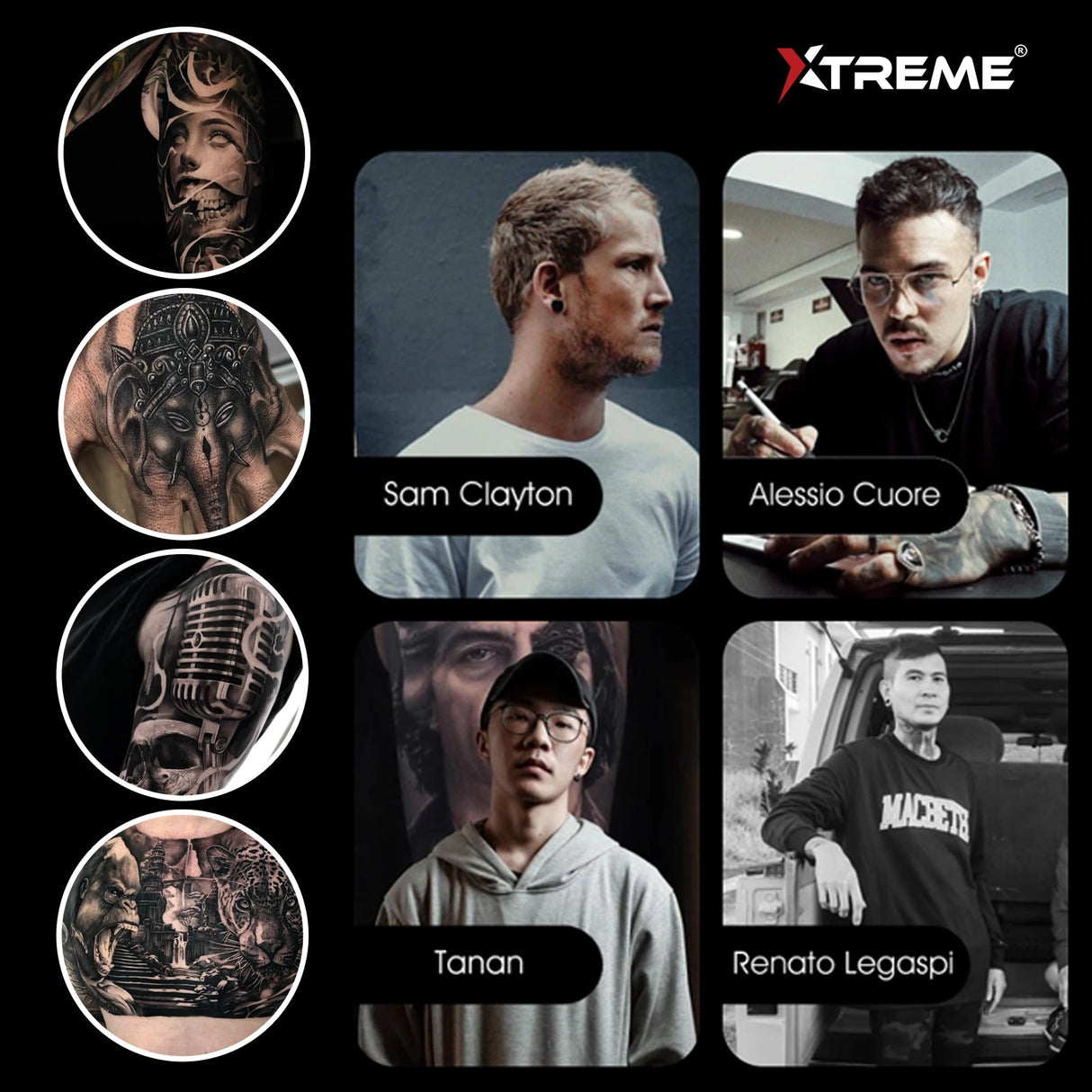 Xtreme Black Magic Tattoo Ink 10 oz