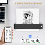 Wormhole Tattoo Stencil Printer with 25pcs thermal transfer paper