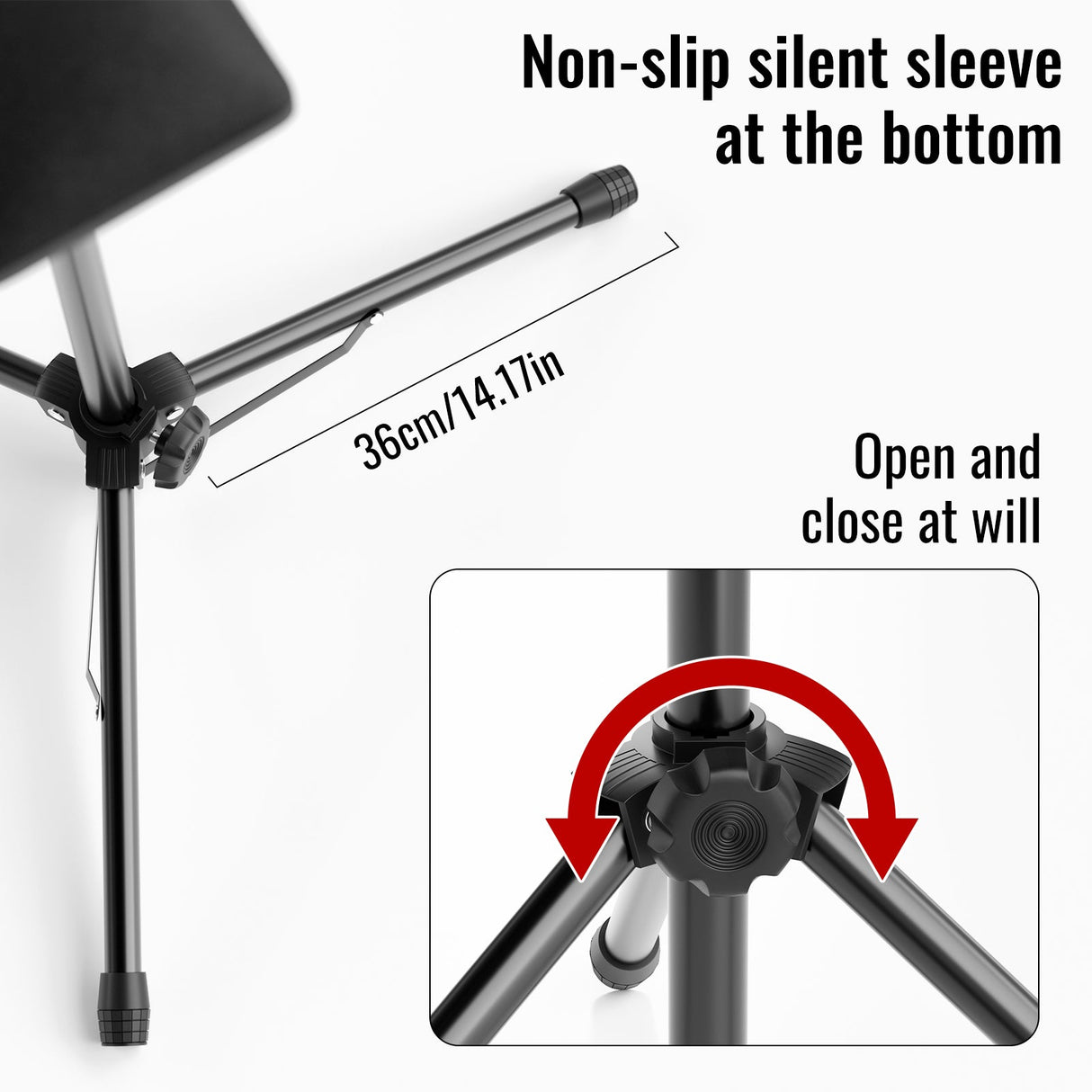 Wormhole Adjustable Tattoo Armrest –Foldable Tripod Stand Height Adjustment