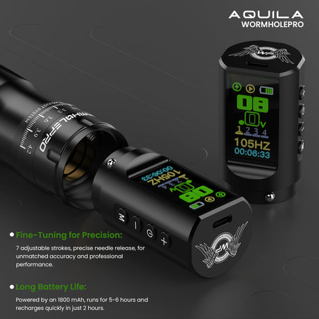 Wormhole Pro Aquila Wireless Tattoo Kit