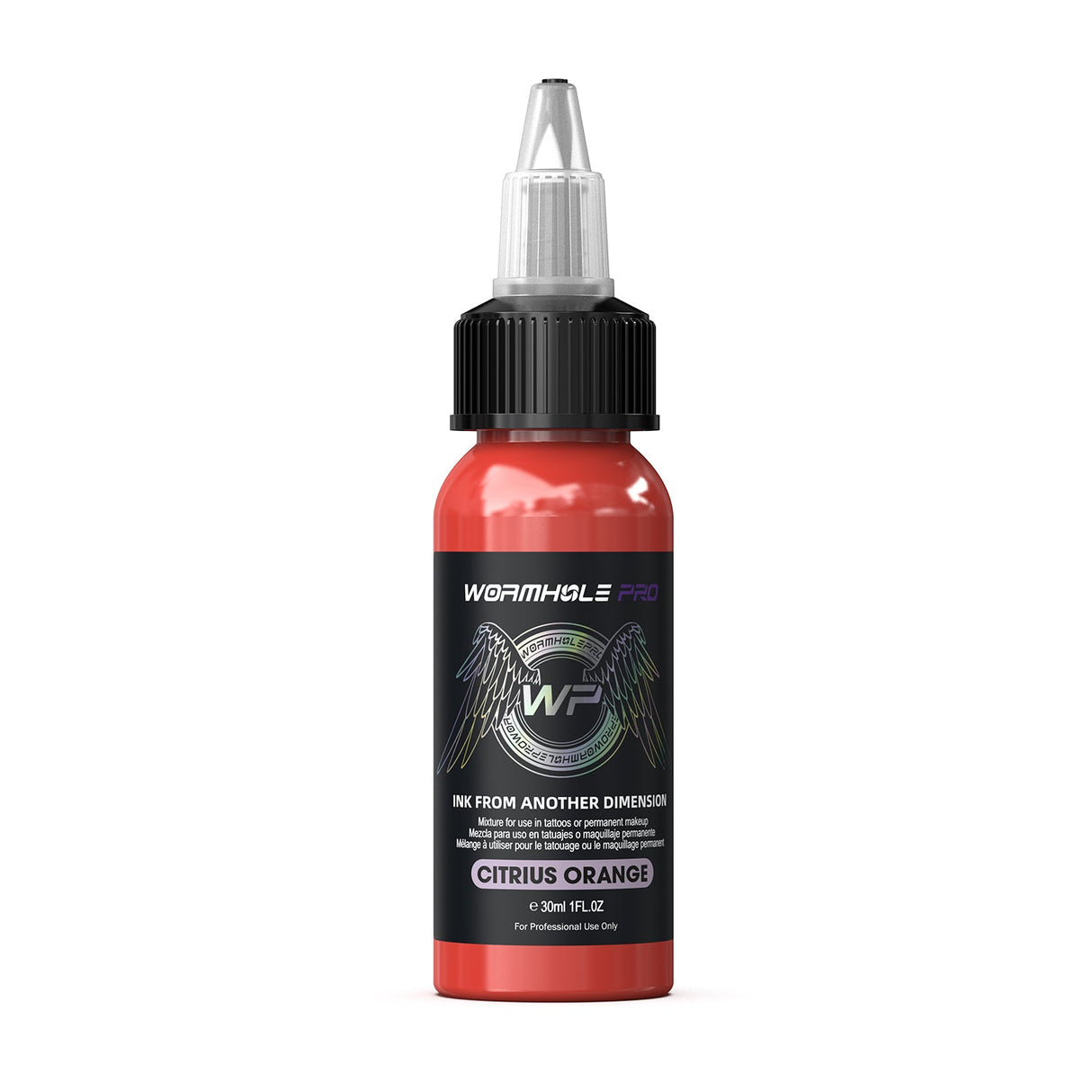 Wormhole Pro Tattoo Ink  CITRIUS ORANGE –（30 ml/1 oz）