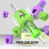 Wormhole Tattoo 20pcs Finger Ledge Mixed Sizes RL/RM Cartridge Needles