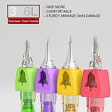 50pcs Wormhole Tattoo Rocket Finger Ledge Mixed Needles Sizes RL/RS/RM/M1