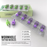 Wormhole Tattoo 20pcs Finger Ledge Mixed Sizes RL/RM Cartridge Needles