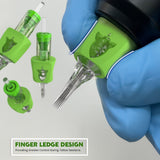 20Pcs #10 RM Disposable Cartridges Rocket with Finger Ledge
