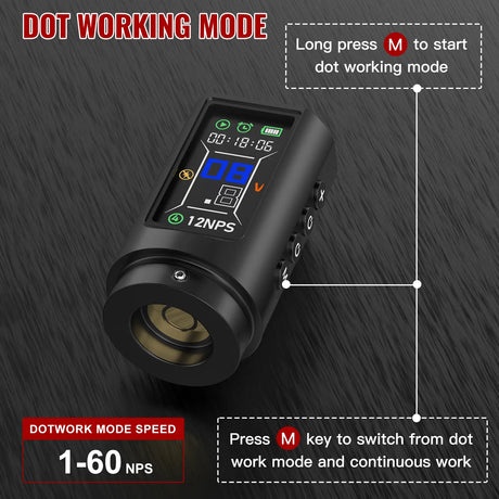 Wormhole Smart Tattoo Pen Kit – Wireless, Aluminum, Professional
