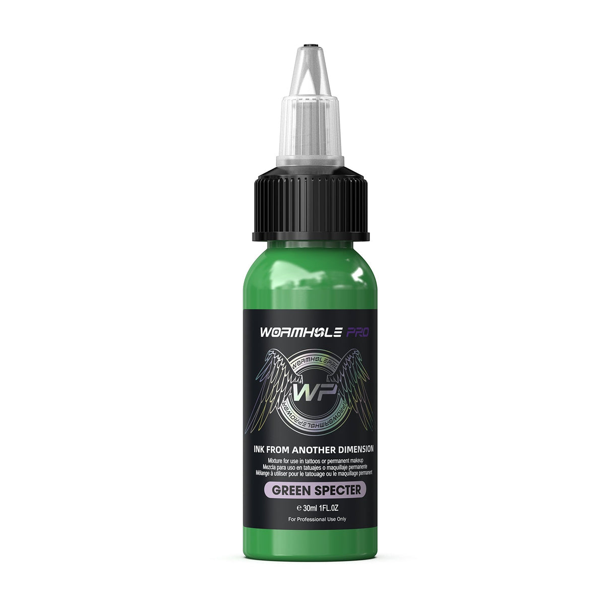 Wormhole Pro Tattoo Ink  Green Specter –（30 ml/1 oz）