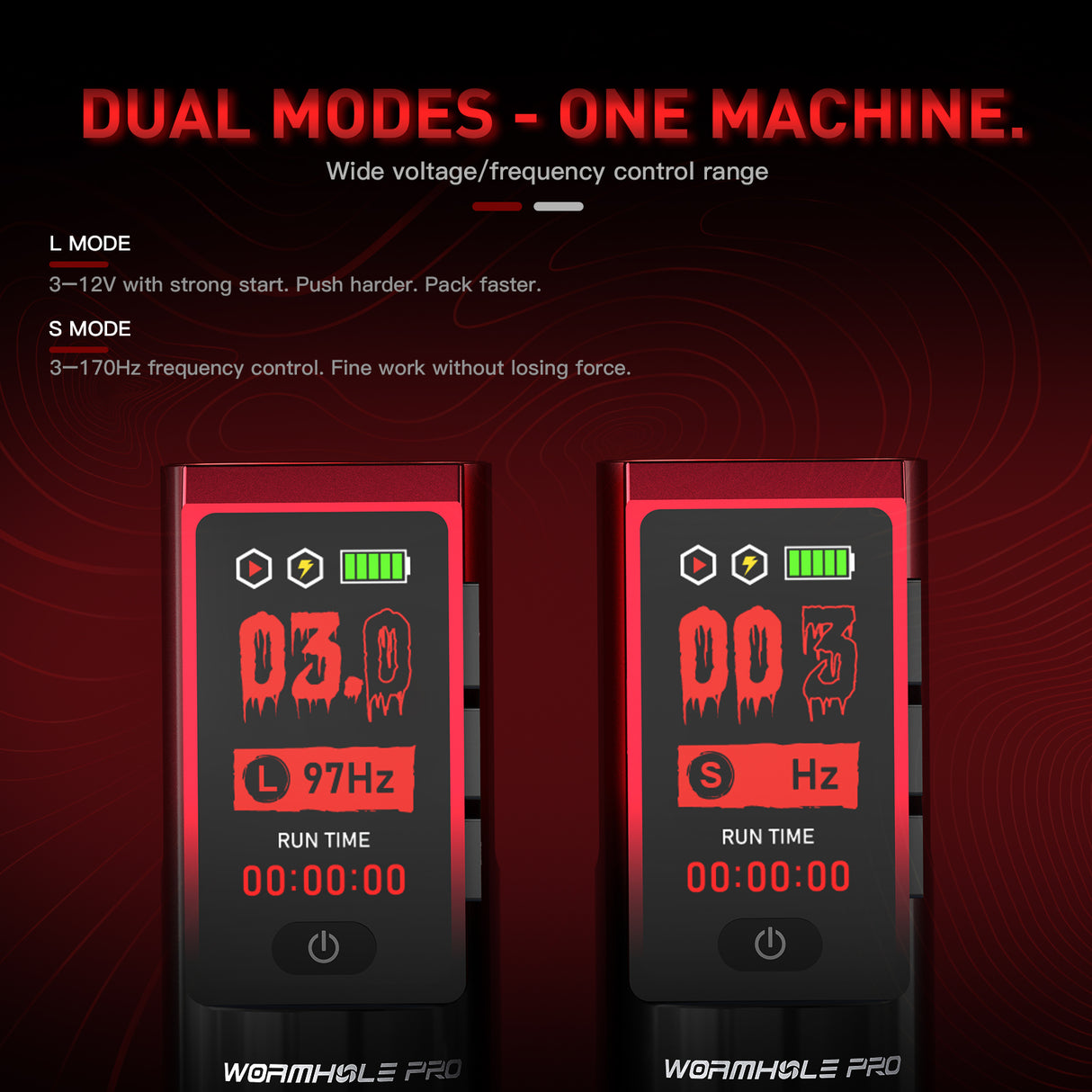 Wormhole Pro Rossa — Professional Wireless Tattoo Pen