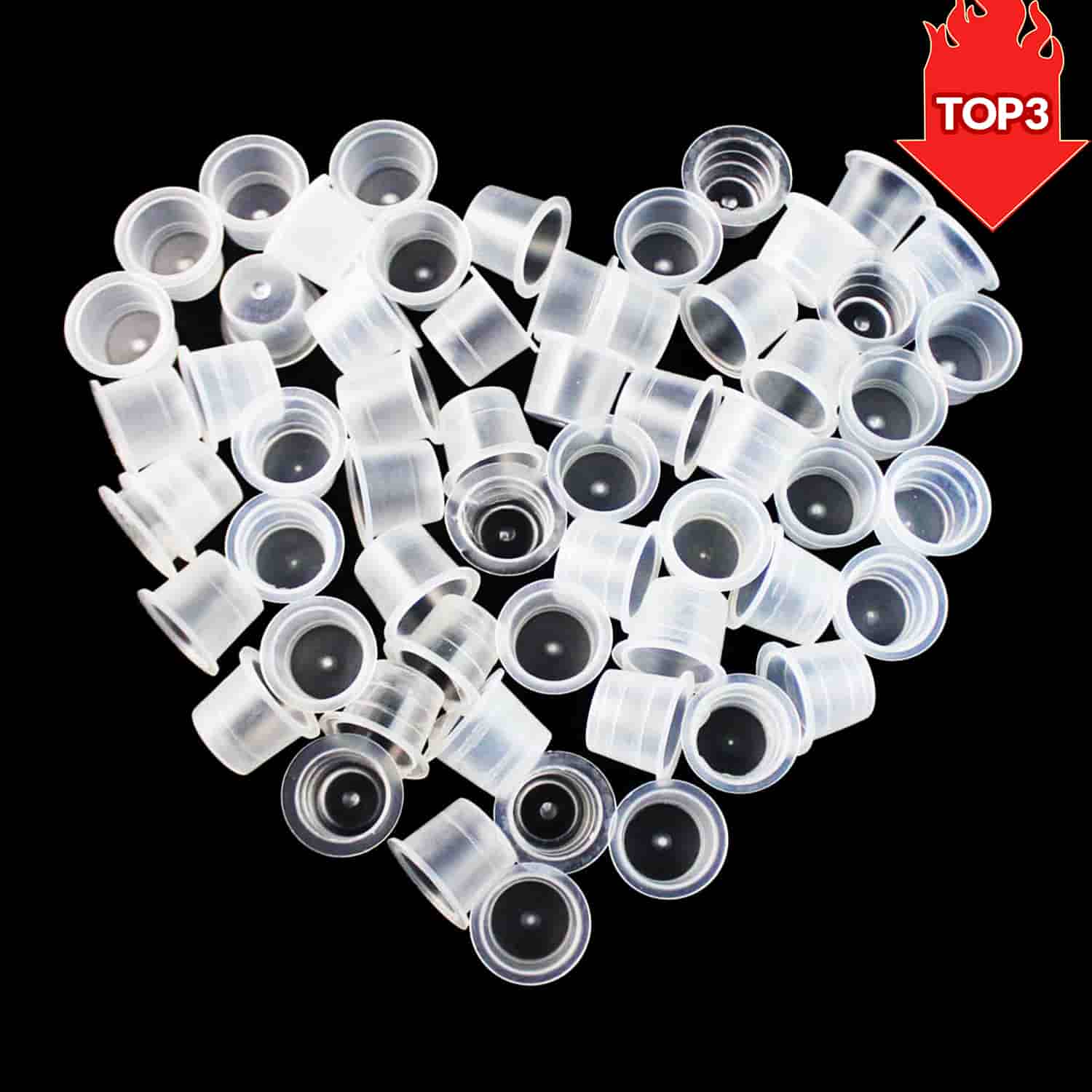 300pcs Tattoo Ink Cups With 2pcs Cup Holders Mix Sizes Disposable Tattoo  Ink Caps For Pigment Tattoo Kit Tattoo Supply Tattoo Accessories | SHEIN