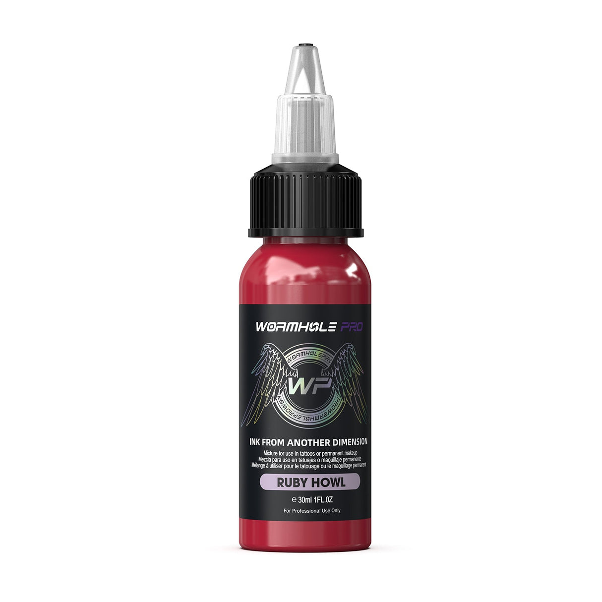 Wormhole Pro Tattoo Ink  Ruby Howl –（30 ml/1 oz）