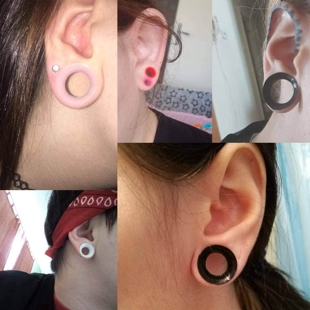 Silicone ear on sale plugs gauges