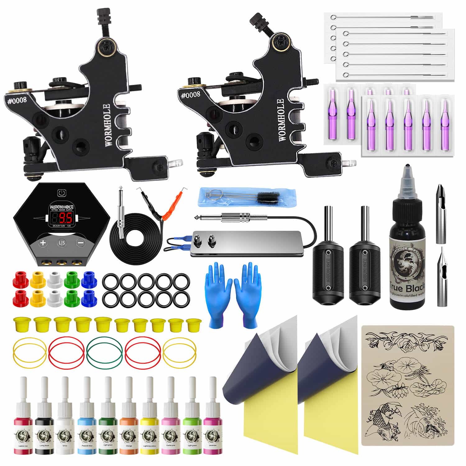 Beginner Complete Tattoo Kit 2 Professional Tattoo Machine Kit Coil Machine  Guns Power Supply Needle Grips Set From Bawanbian, $67.1 | DHgate.Com
