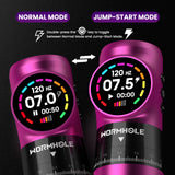 Wormhole Wireless Tattoo Pen Kit – Adjustable Stroke Rotary Tattoo Machine Dual Batteries