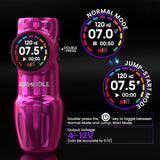 Rotary Tattoo Pen Machine Kit with Smart Display & 1600mAh Battery
