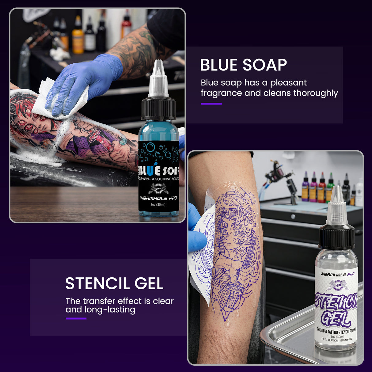 Rotary Tattoo Pen Machine Kit with Smart Display & 1600mAh Battery