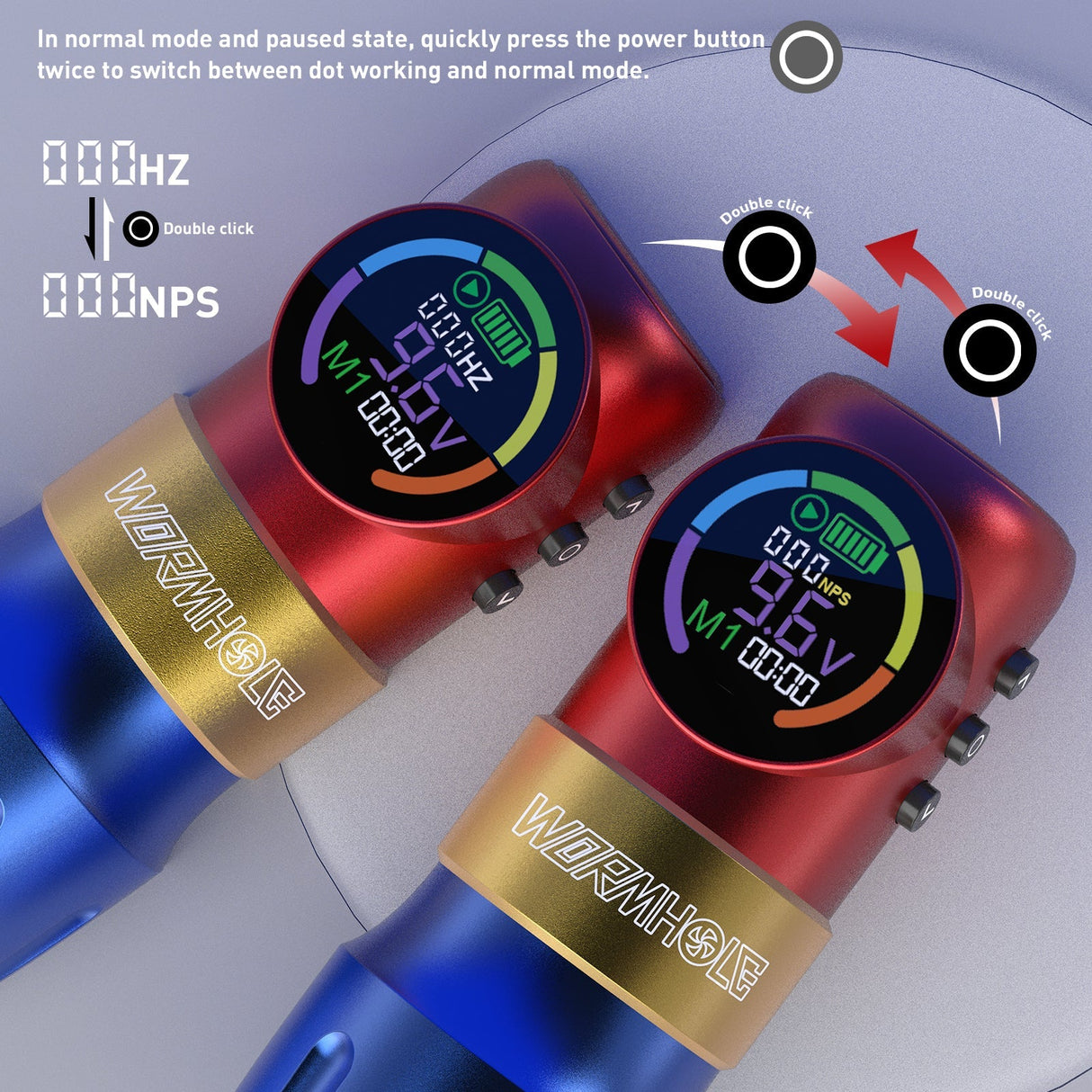 Wormhole Wireless Tattoo Kit – Complete Tattoo Pen Set for Professionals & Beginners