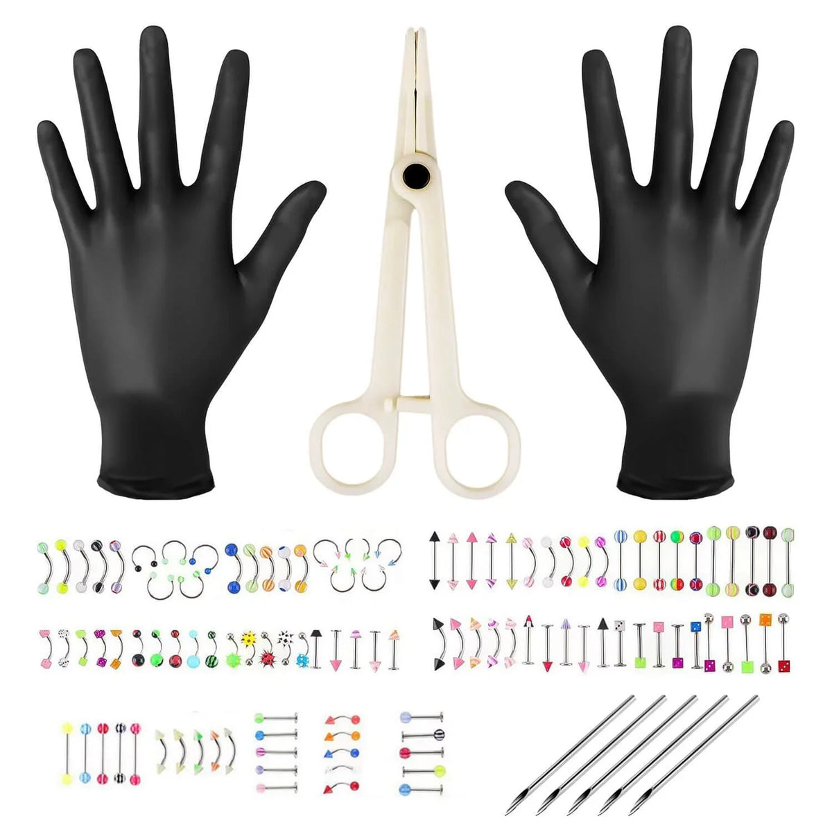 105Pcs Colorful Piercing Kit – wormholesupply