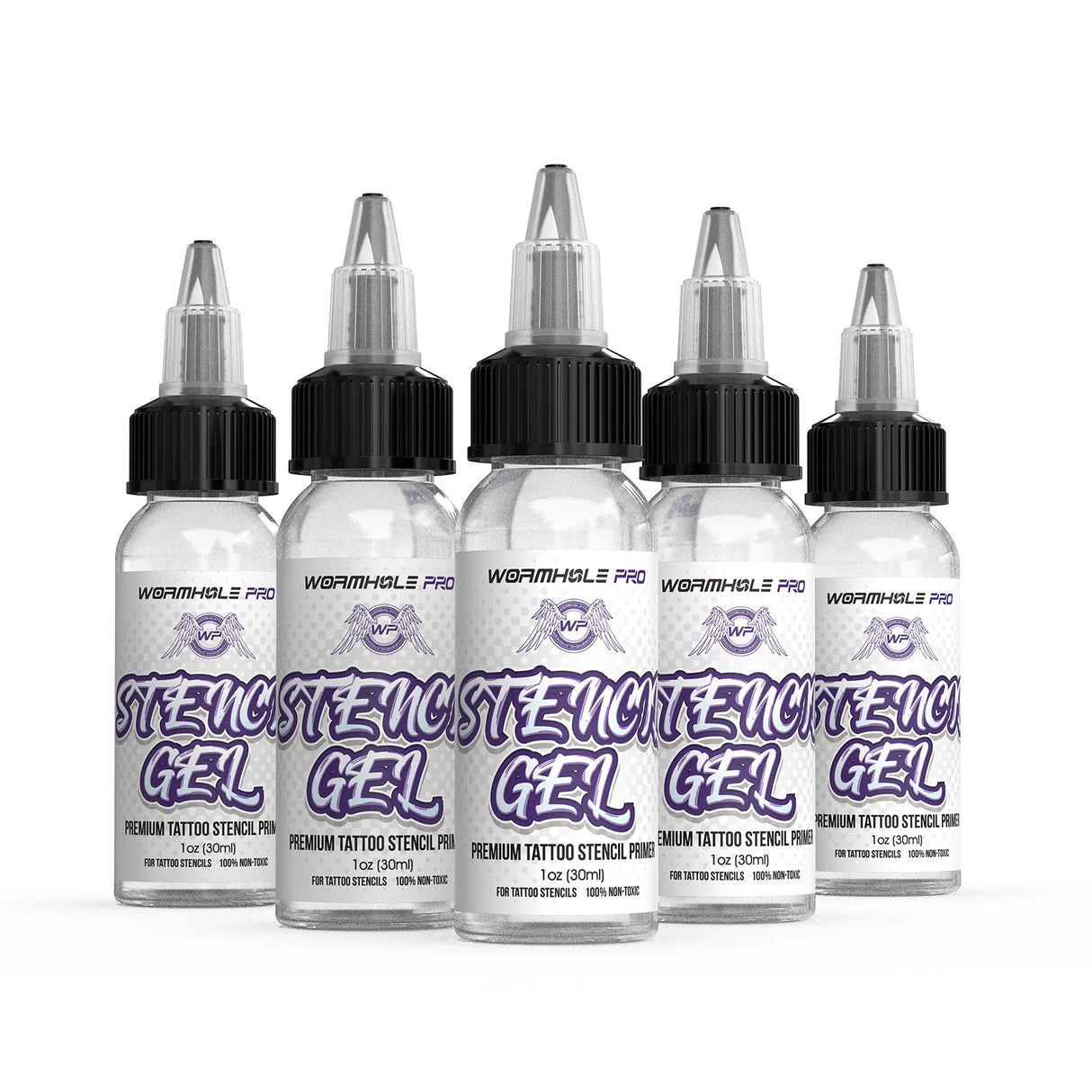 Wormhole Pro Stencil Gel （1oz）– Safe & Reliable Tattoo Stencil Primer