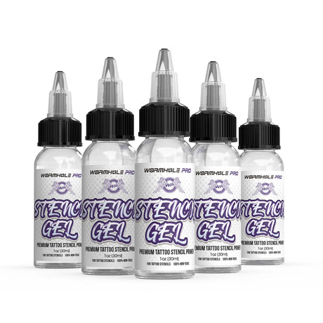 Wormhole Pro Stencil Gel （1oz）– Safe & Reliable Tattoo Stencil Primer