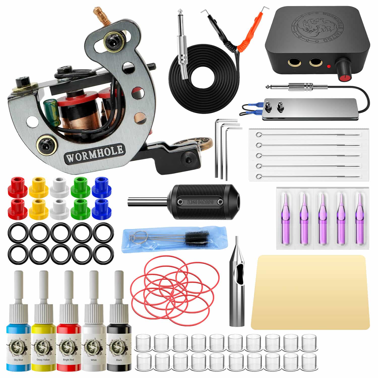 Tattoo Gun Kit for Beginners with 4PC Tattoo Ink Set 5 Tattoo Need le Tattoo  Grip Complete Professional Tattoo Supplies Kit : Amazon.ca: Beauty &  Personal Care