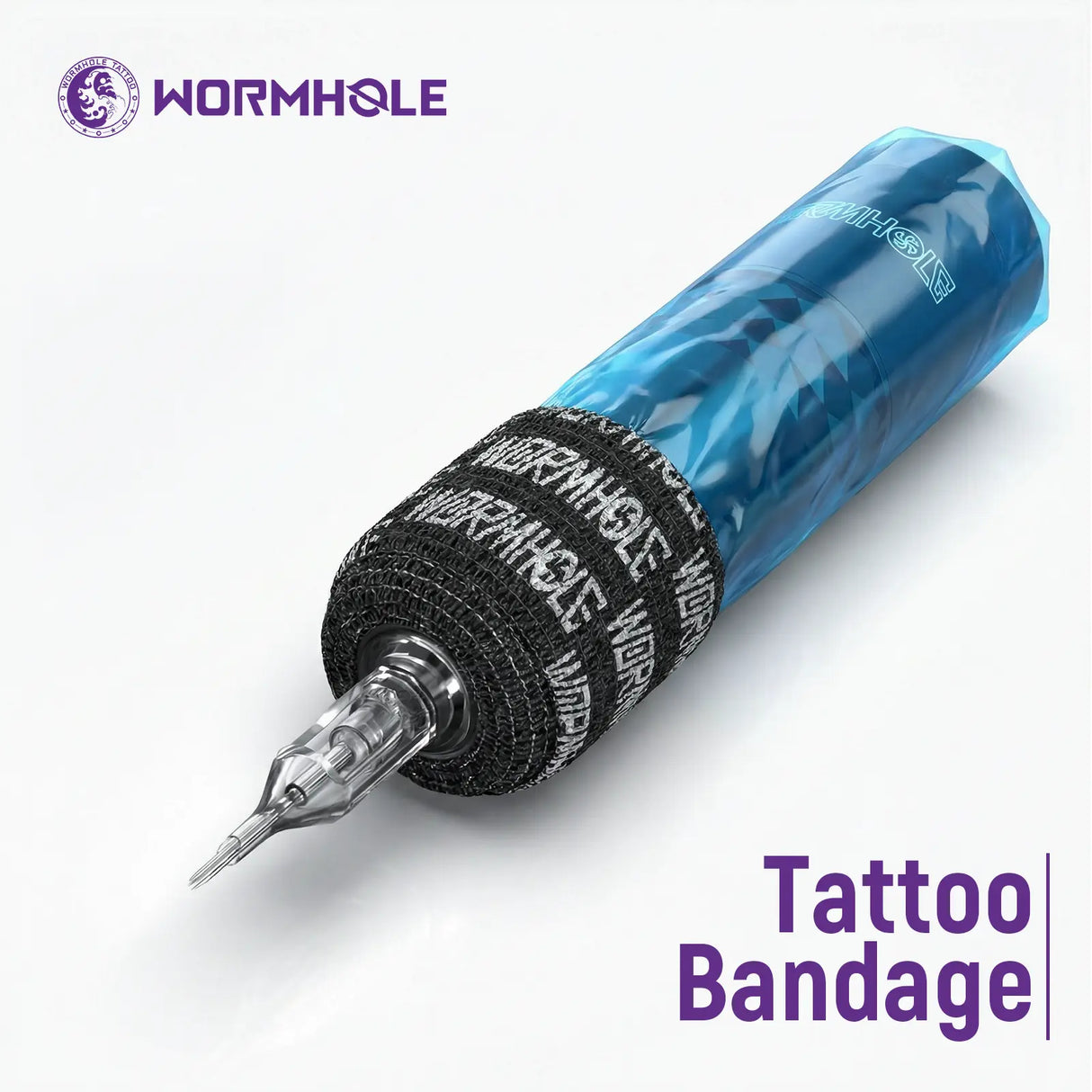 Wormhole Tattoo Grip Wrap (Pack of 10) - Self-Adhesive & Non-Slip