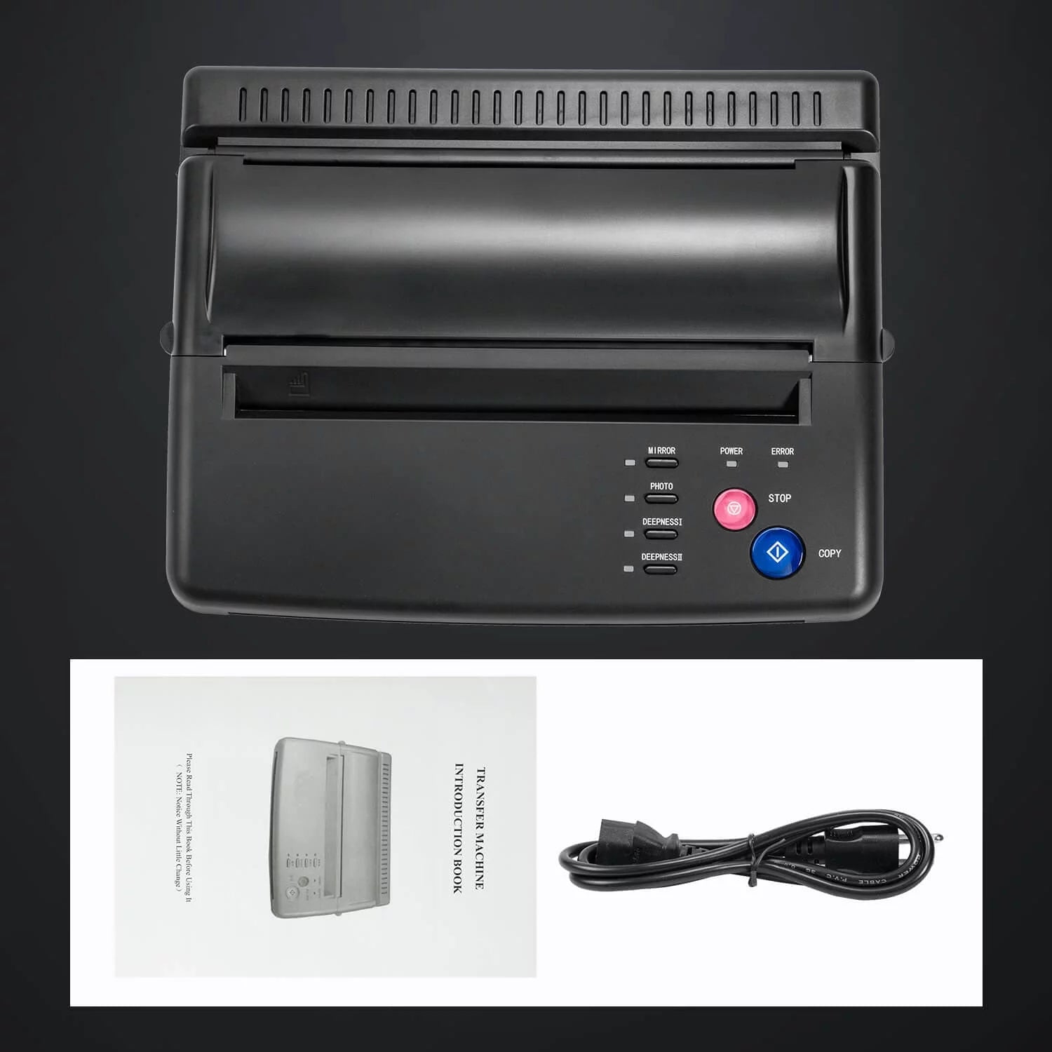 Cordless Tattoo Stencil Printer, Tattoo Thermal Copier Rechargeable  Portable Tattoo Transfer Machine Compatible with iOS with 10pcs Tattoo  Stencil Paper - Walmart.com