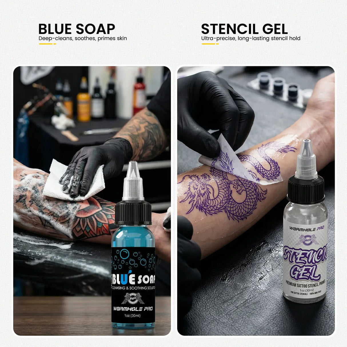 Wormhole Wireless Tattoo Kit –  2 Batteries, 2300mAh, Smart Screen