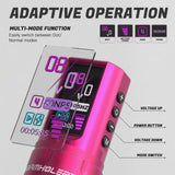 Wormhole Pro Virgo Wireless Tattoo Kit with UV Ink Colors