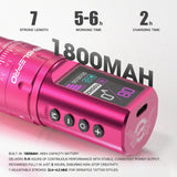 Wormhole Pro Virgo Wireless Tattoo Kit with UV Ink Colors