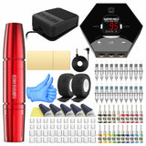 Tattoo Pen Kit with Red Tattoo Pen