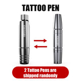 Tattoo Pen Kit with 40 Needle Cartridges and 10 Ink